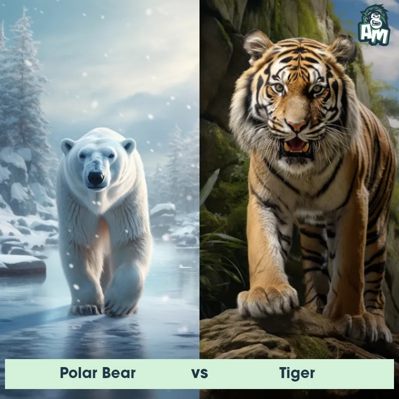 Polar Bear vs Tiger - Animal Matchup