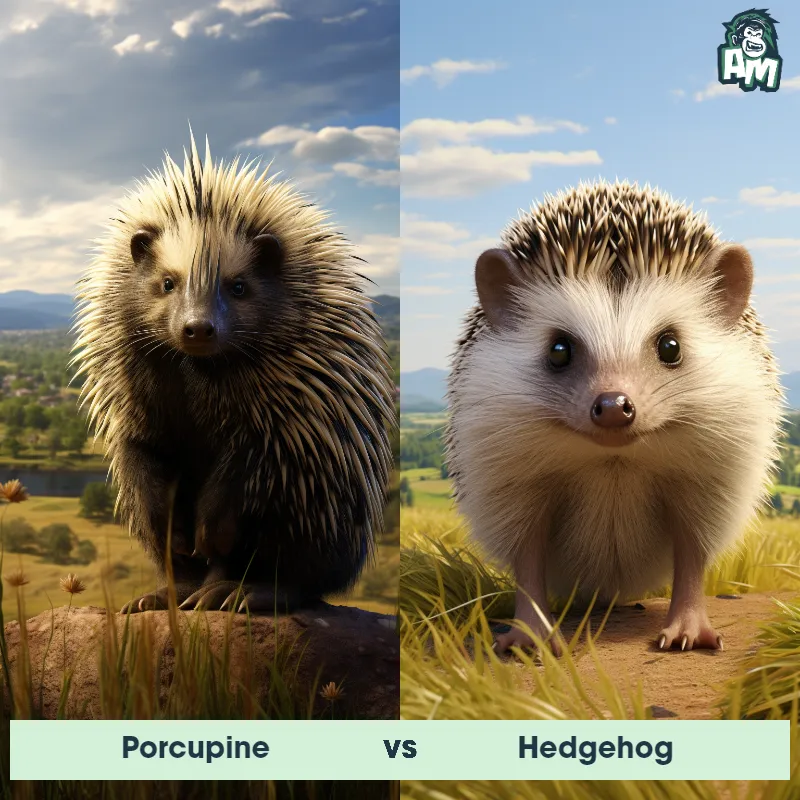 Porcupine vs Hedgehog - Animal Matchup