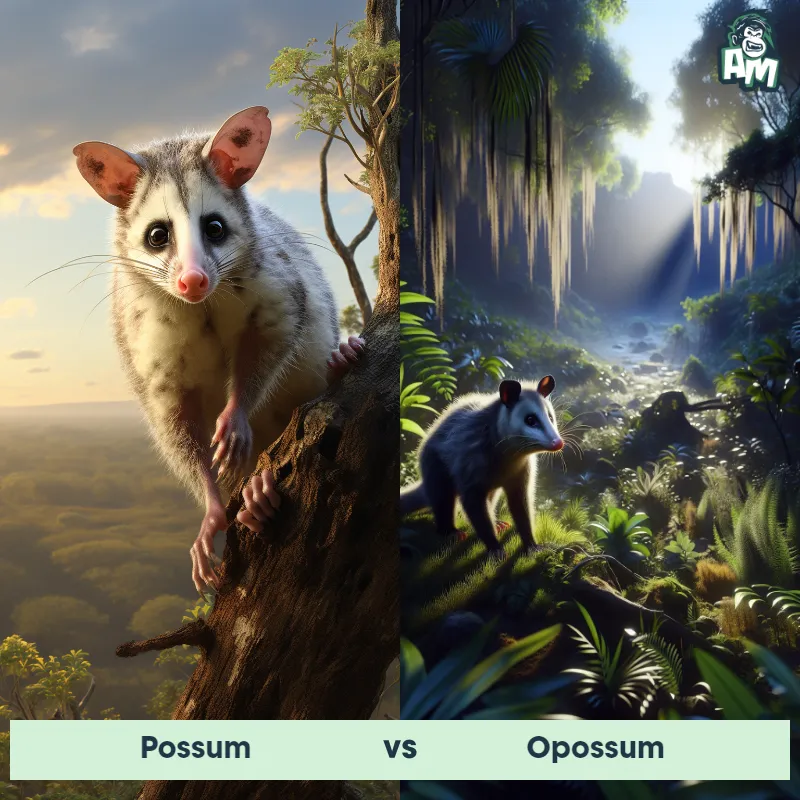 Possum vs Opossum - Animal Matchup