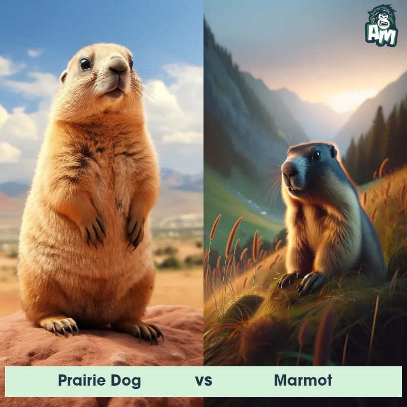 Prairie Dog vs Marmot - Animal Matchup