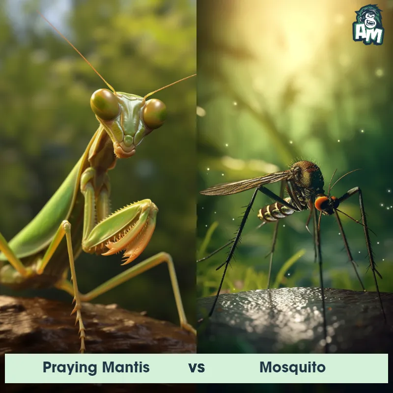 Praying Mantis vs Mosquito - Animal Matchup