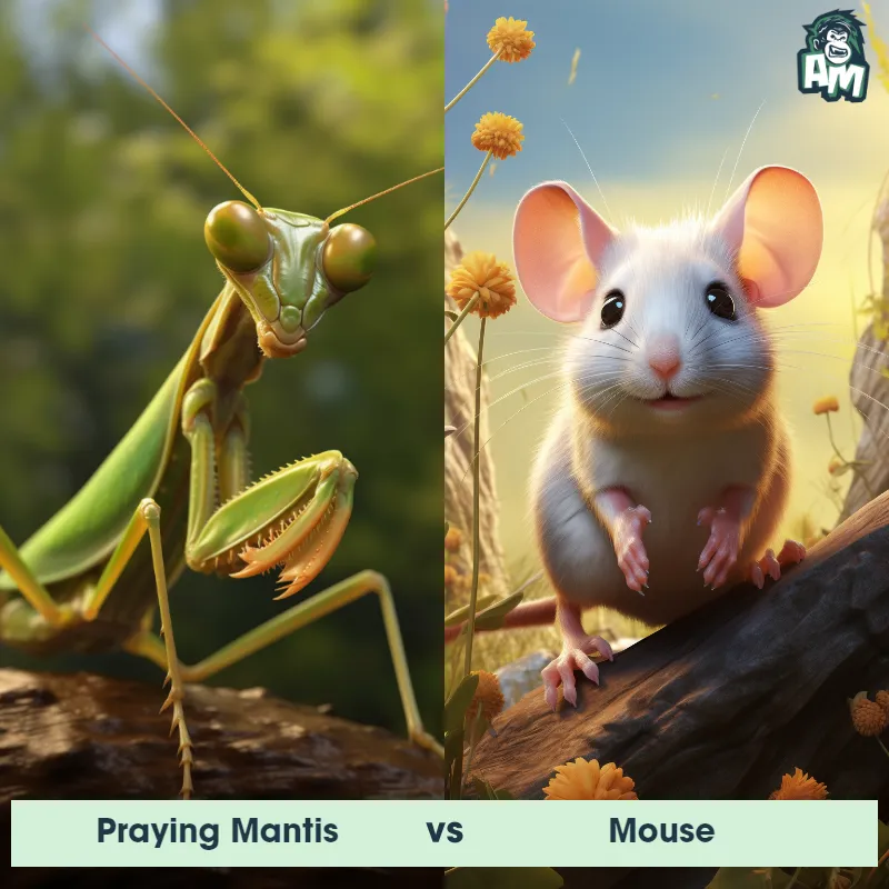 Praying Mantis vs Mouse - Animal Matchup