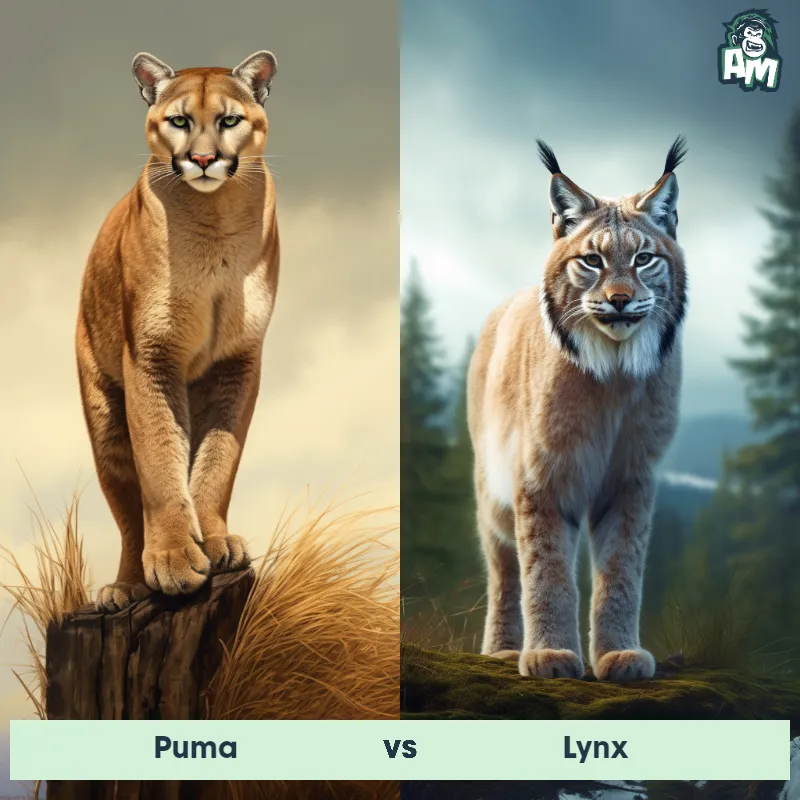 Puma vs Lynx - Animal Matchup
