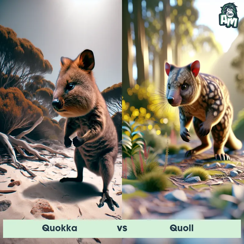 Quokka vs Quoll - Animal Matchup