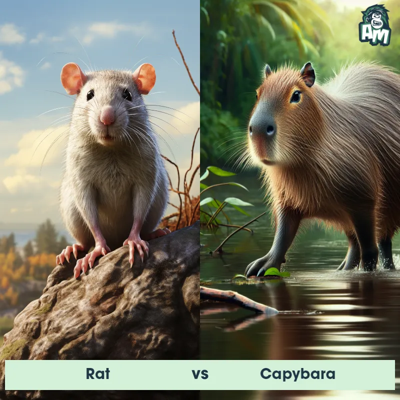 Rat vs Capybara - Animal Matchup