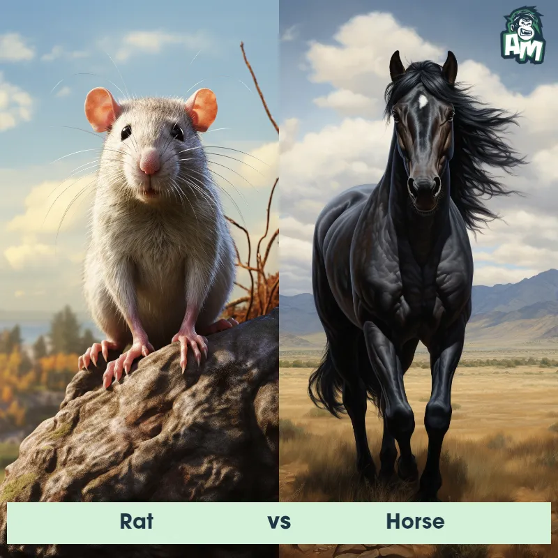 Rat vs Horse - Animal Matchup
