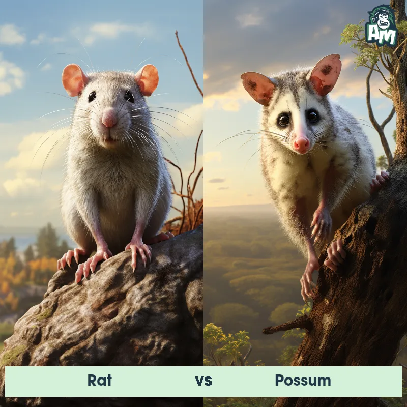 Rat vs Possum - Animal Matchup