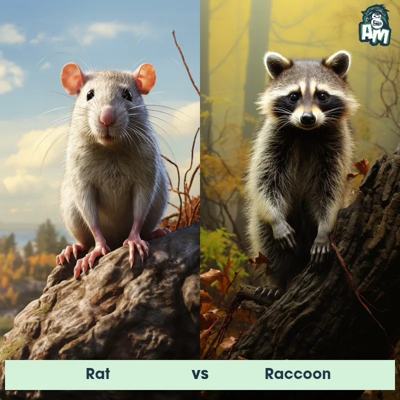 Rat vs Raccoon - Animal Matchup