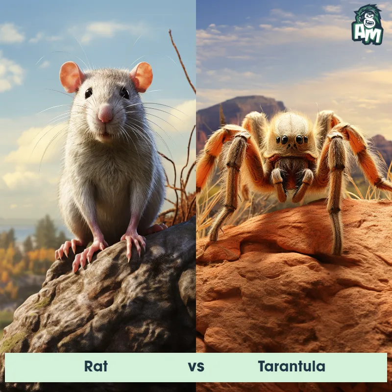 Rat vs Tarantula - Animal Matchup