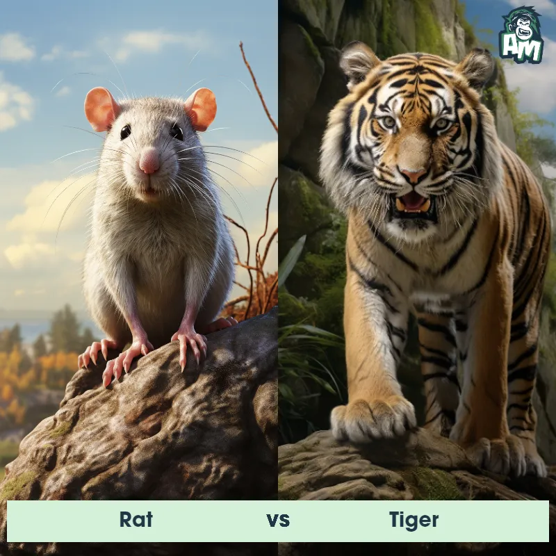 Rat vs Tiger - Animal Matchup
