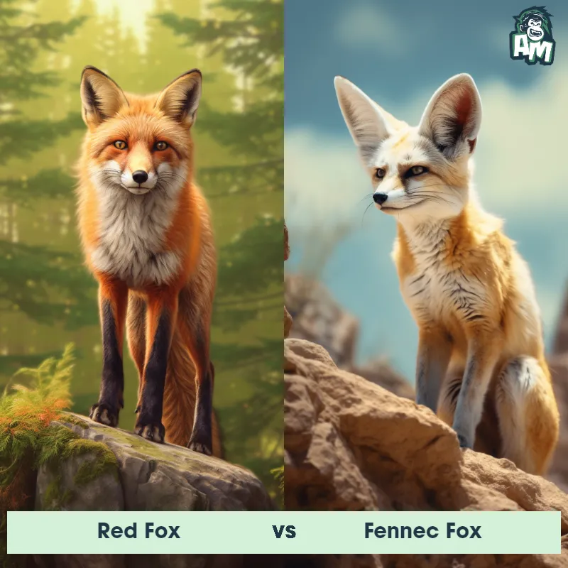 Red Fox vs Fennec Fox - Animal Matchup