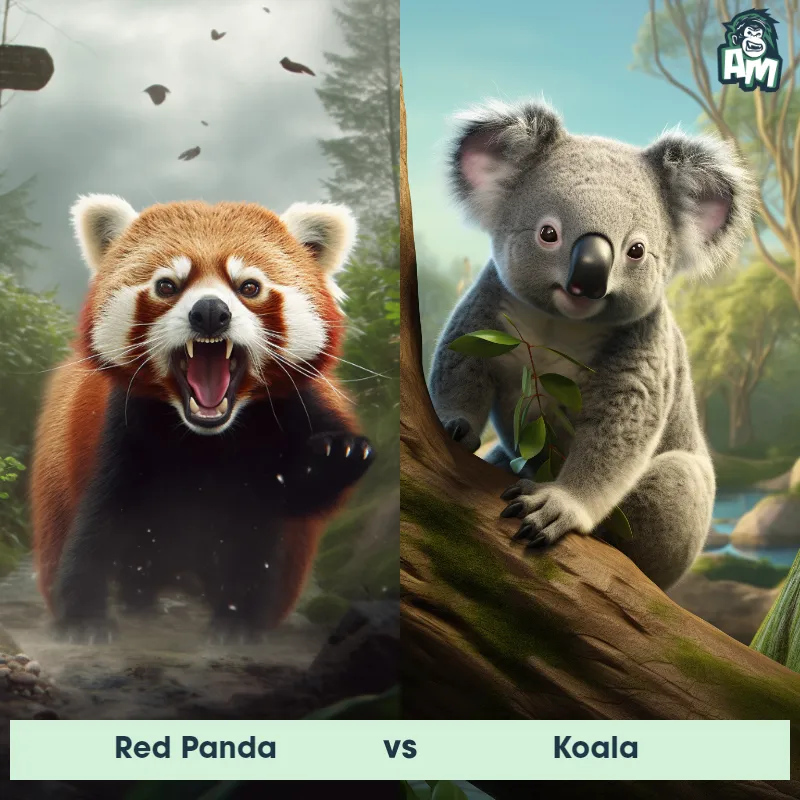 Red Panda vs Koala - Animal Matchup
