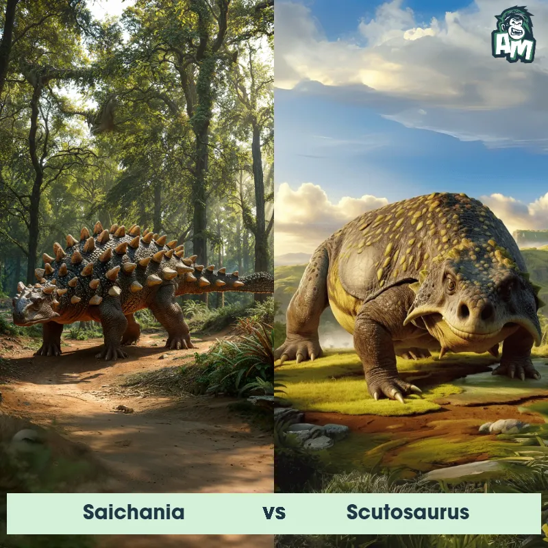 Saichania vs Scutosaurus - Animal Matchup