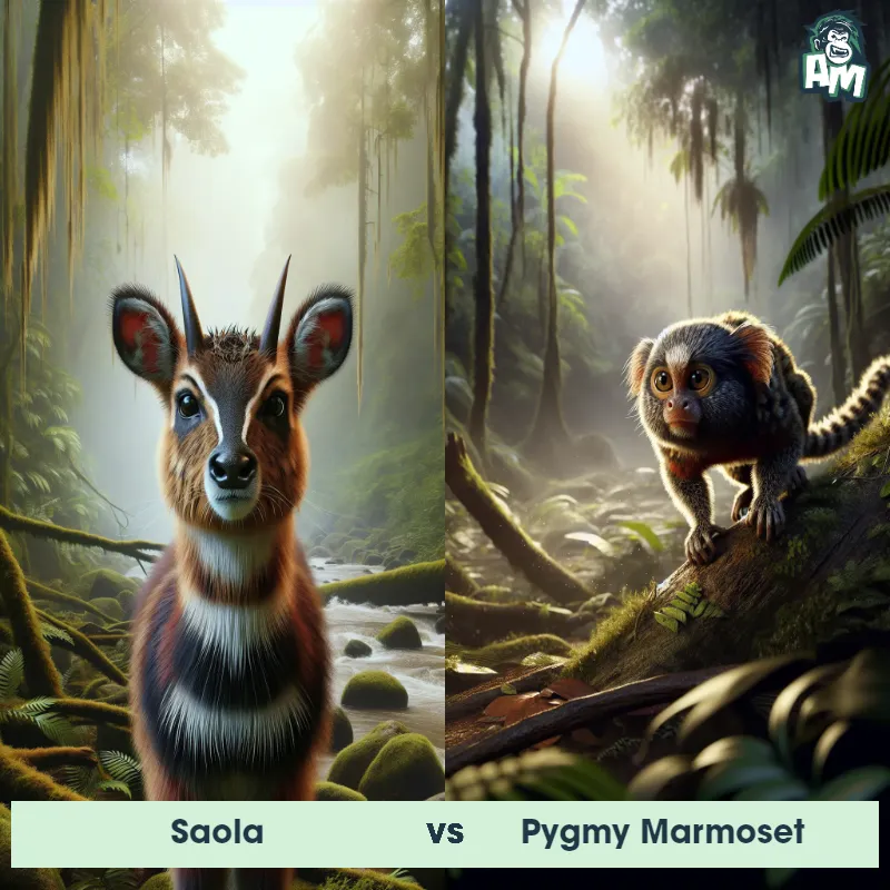 Saola vs Pygmy Marmoset - Animal Matchup