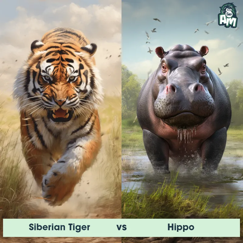 Siberian Tiger vs Hippo - Animal Matchup