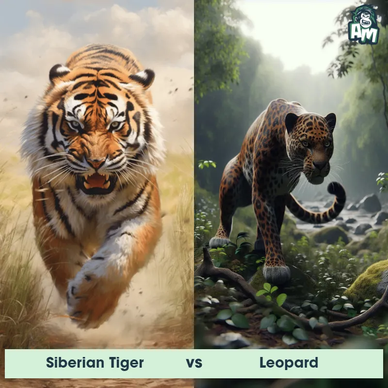 Siberian Tiger vs Leopard - Animal Matchup