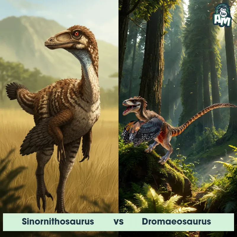 Sinornithosaurus vs Dromaeosaurus - Animal Matchup