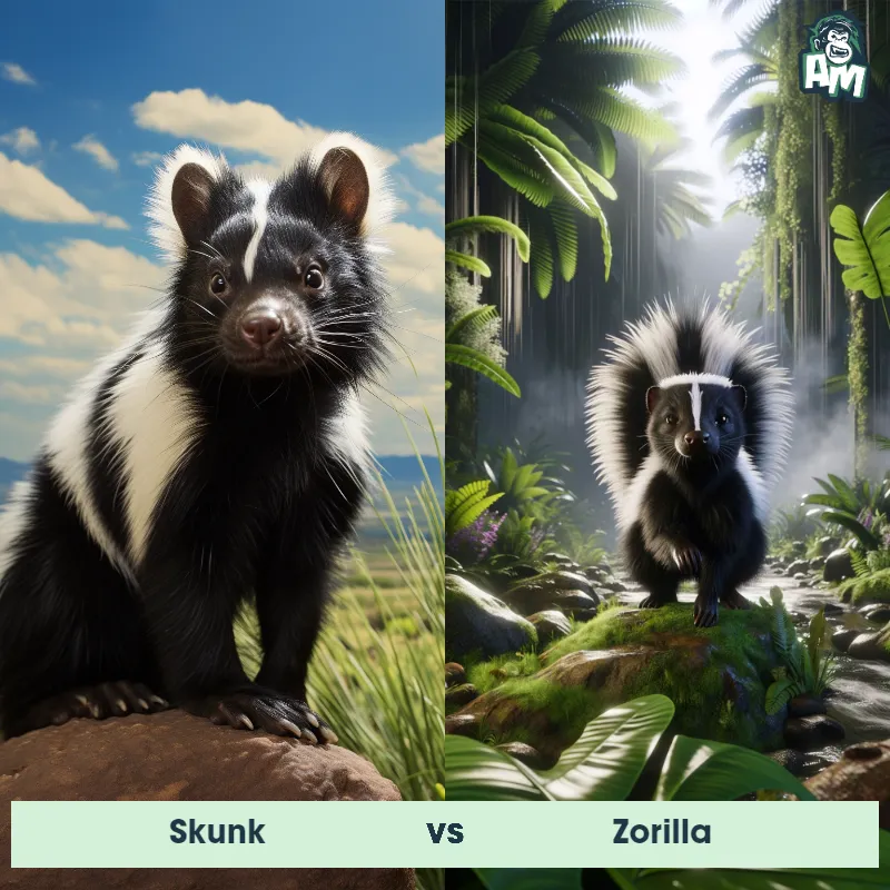 Skunk vs Zorilla - Animal Matchup
