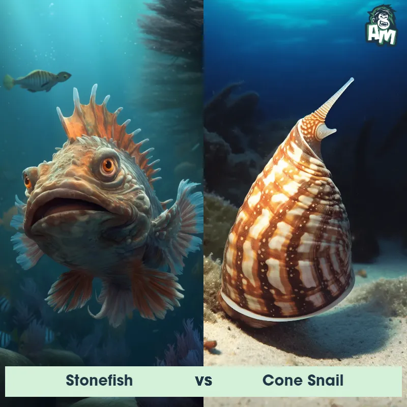 Stonefish Vs Cone Snail - Animal Matchup