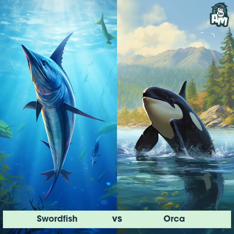 Swordfish vs Orca - Animal Matchup