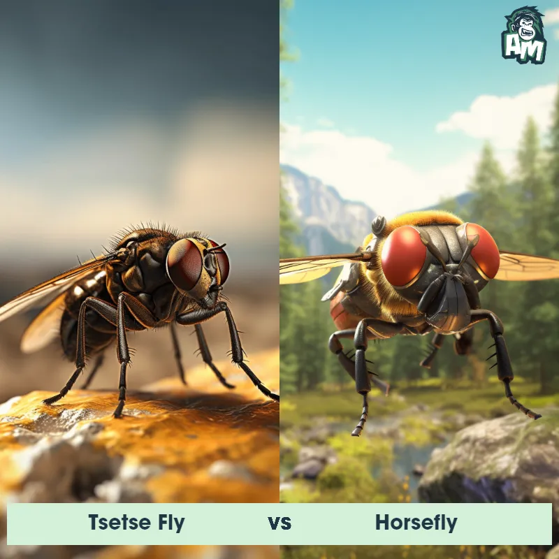 Tsetse Fly vs Horsefly - Animal Matchup