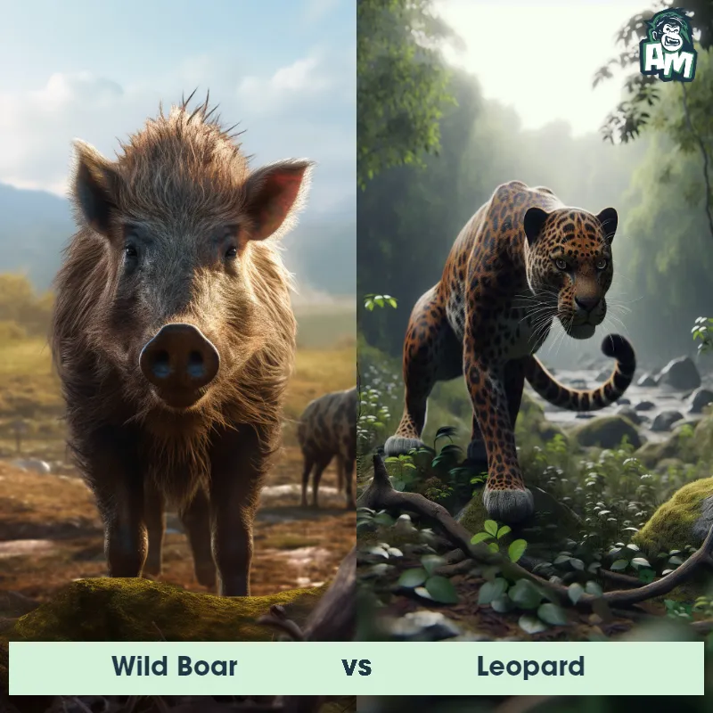 Wild Boar vs Leopard - Animal Matchup