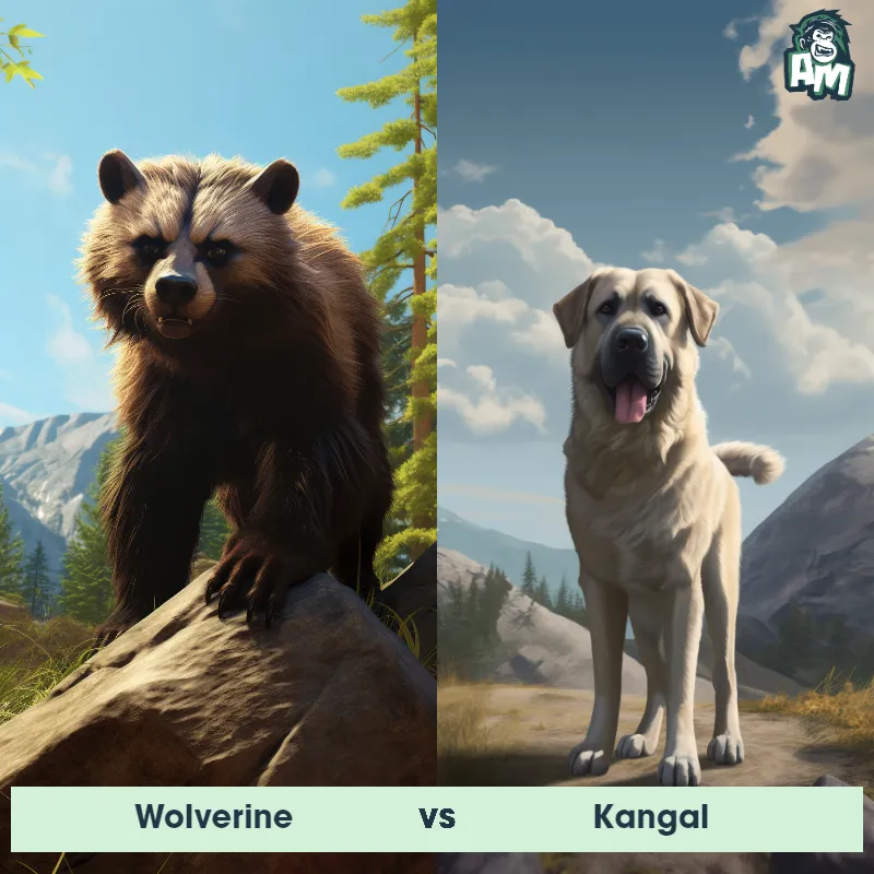 Wolverine vs Kangal - Animal Matchup