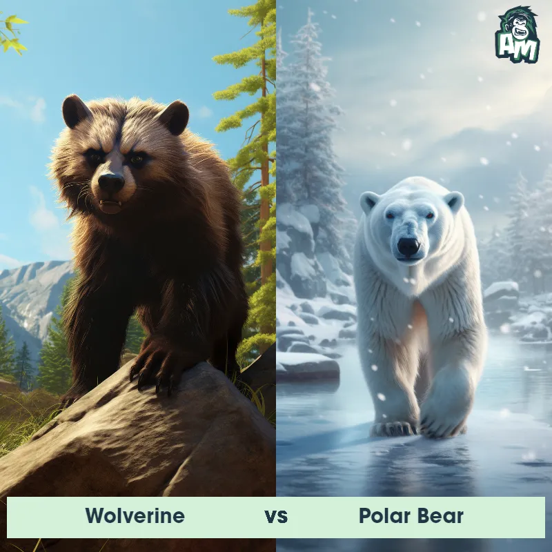 Wolverine vs Polar Bear - Animal Matchup