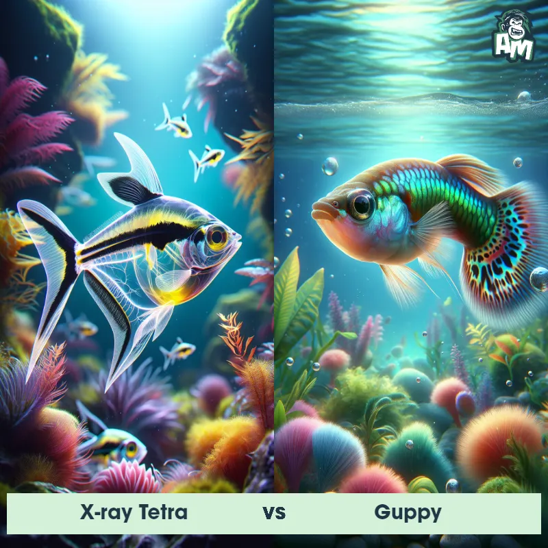 X-ray Tetra vs Guppy - Animal Matchup